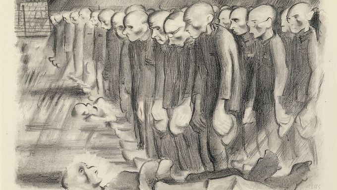 Kresba Leo Haase z Terezína