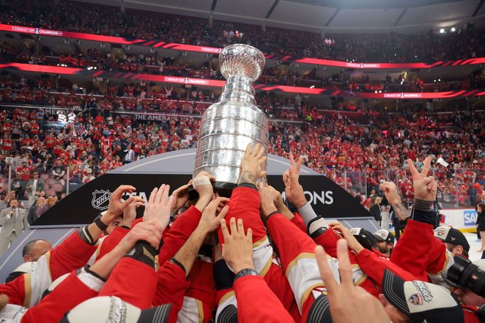 Florida slaví zisk Stanley Cupu 2025.