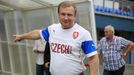 Trénink české fotbalové reprezentace v Plzni: Pavel Vrba