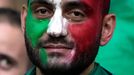 Italský fanoušek v semifinále Itálie - Španělsko na ME 2020