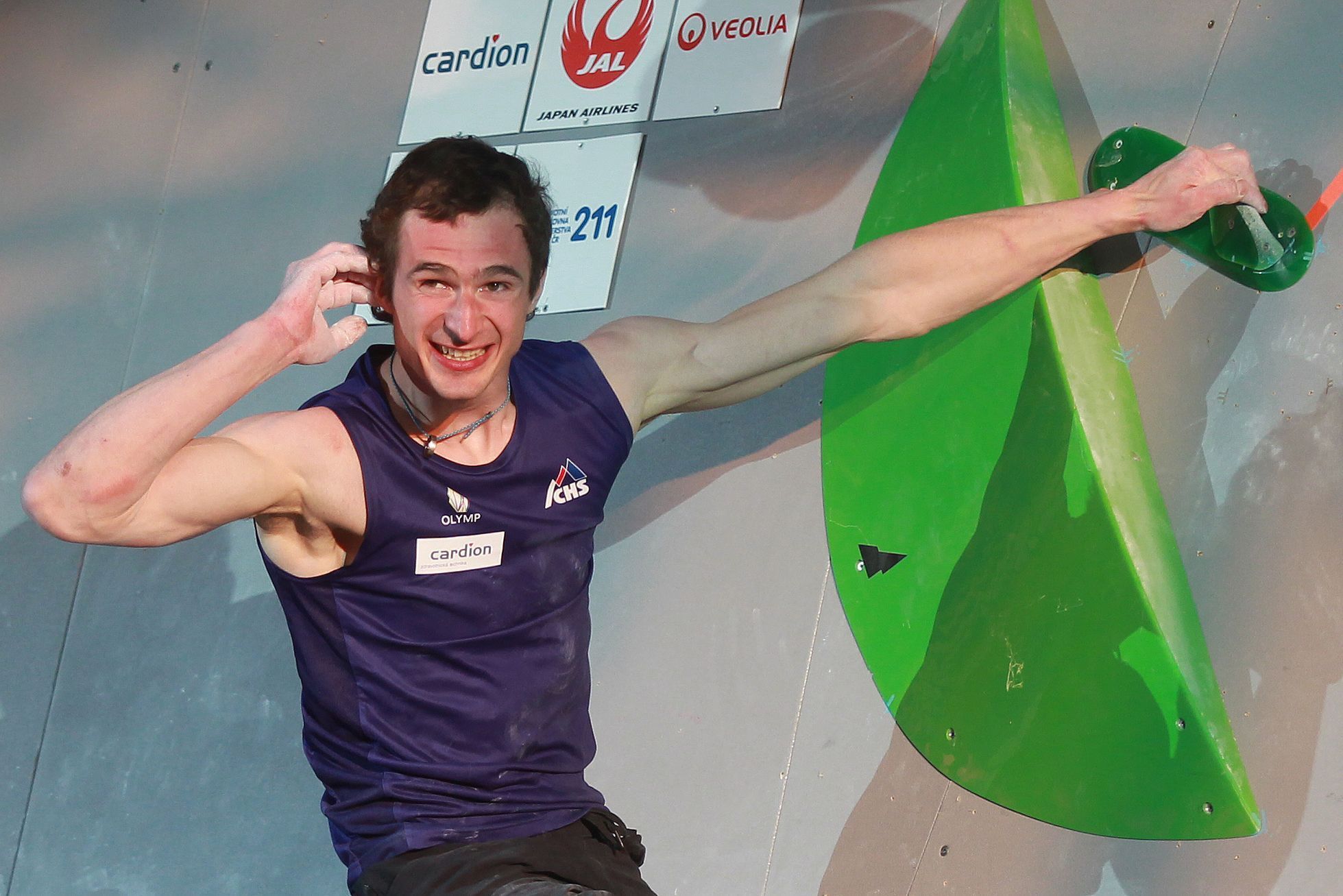 Světový pohár v boulderingu v Praze 2023 (Adam Ondra)