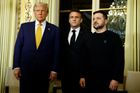 Trump a Zelenskyj jednali v Elysejském paláci v Paříži o Ukrajině