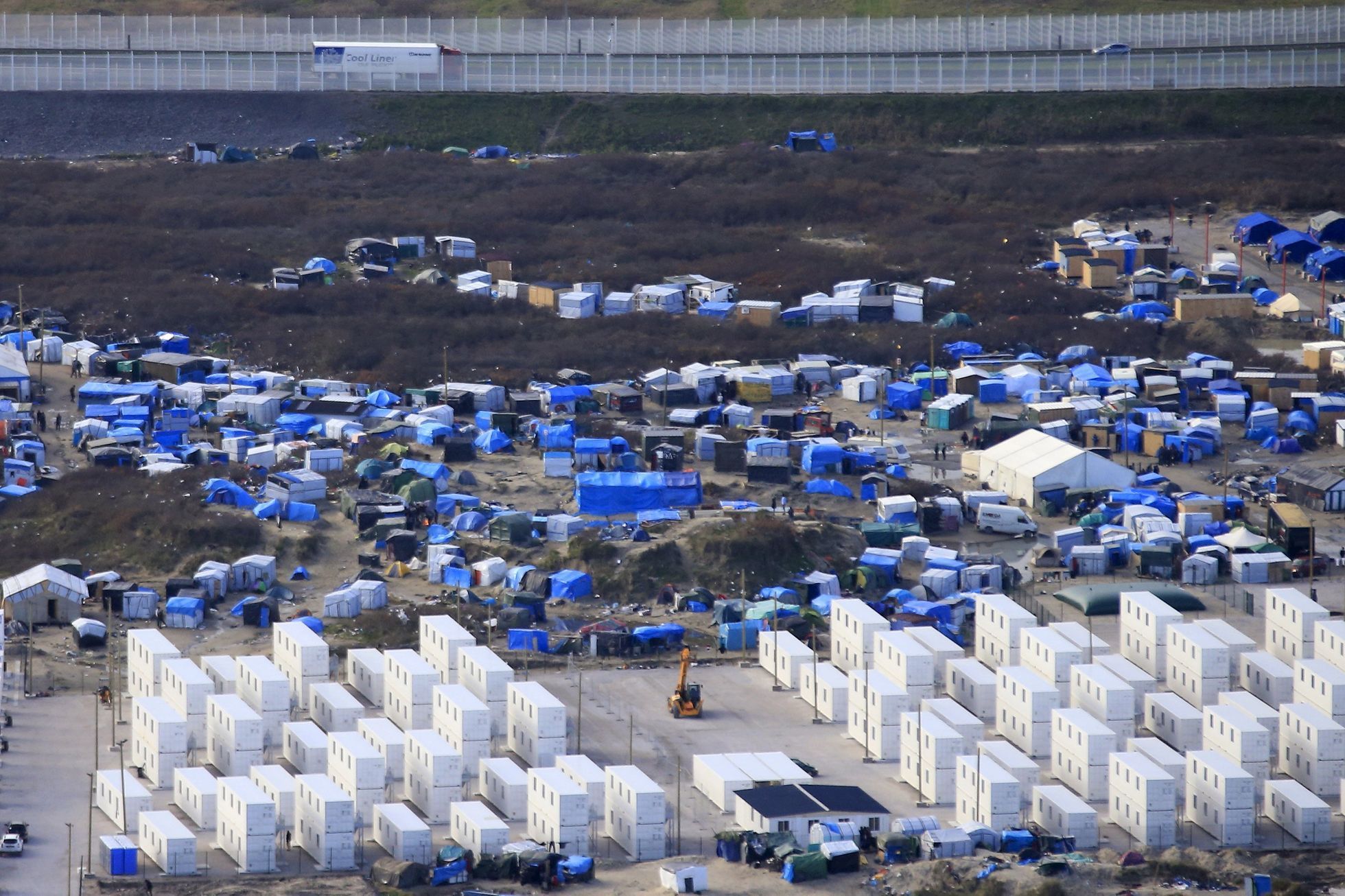 Uprchlický tábor Džungle v Calais