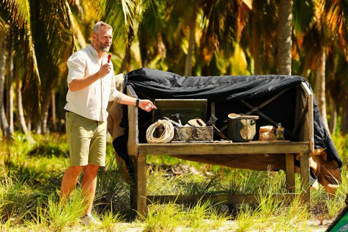 Záběr z reality show Survivor.