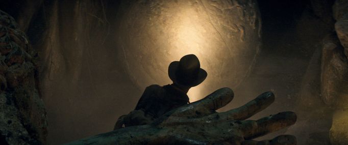 Harrison Ford jako Indiana Jones.