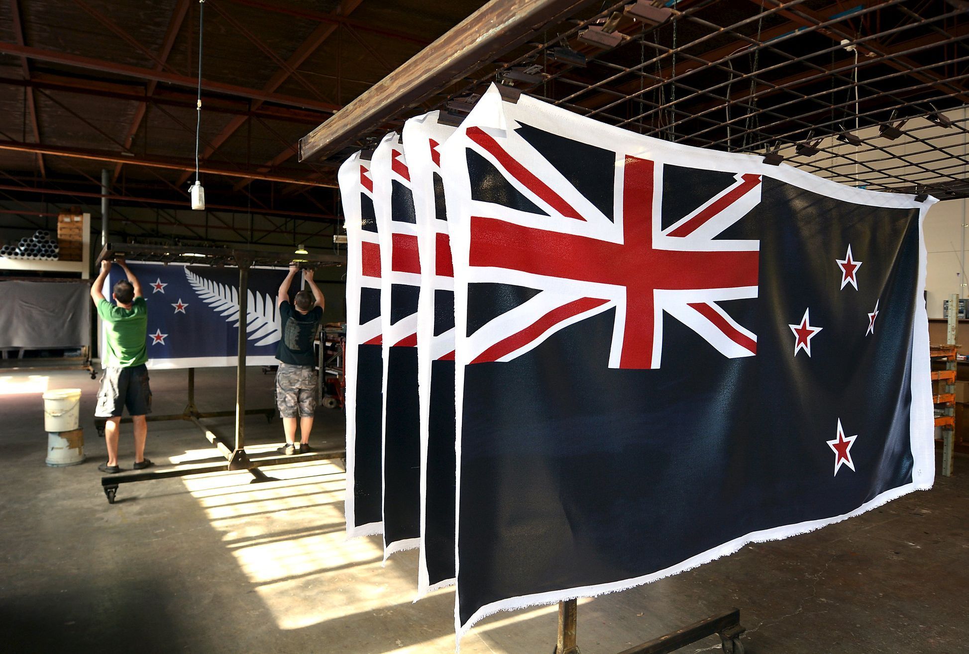 Stará novozélandská vlajka odolala návrhům na změnu