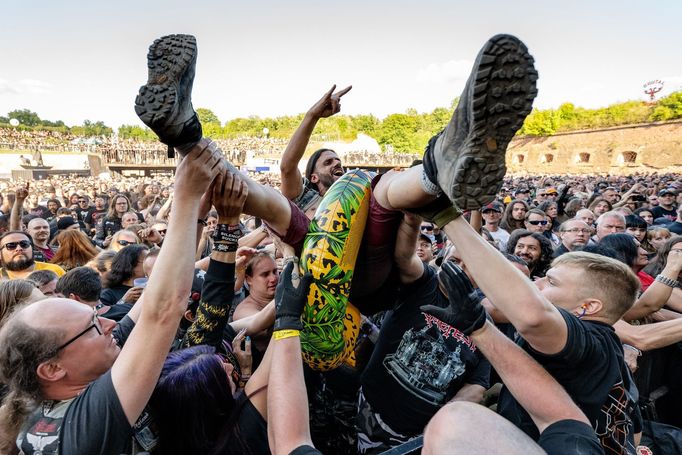 Snímek z letošního ročníku festivalu Brutal Assault.