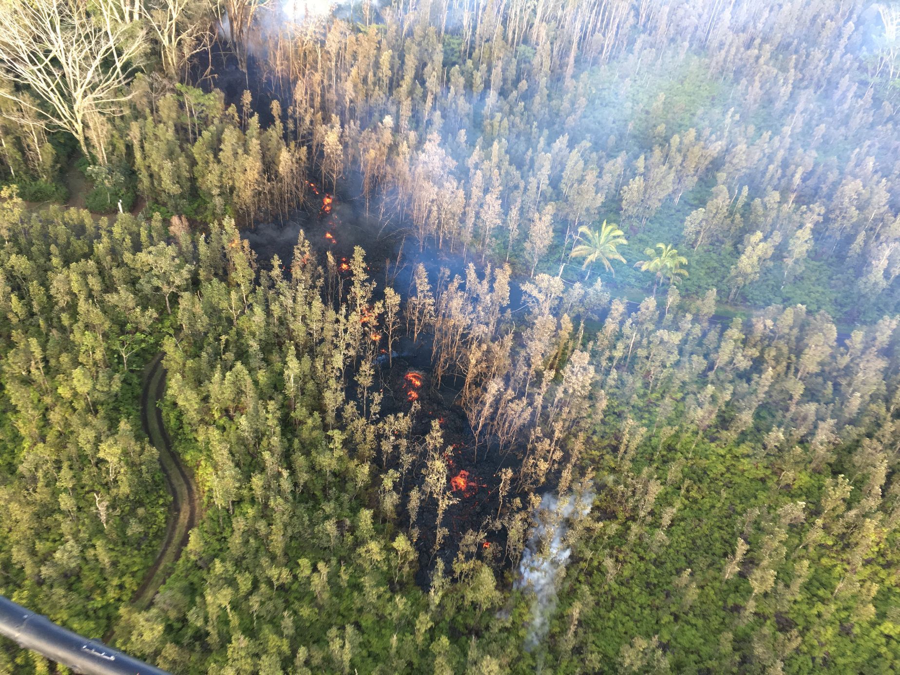 Erupce sopky Kilauea na Havaji, květen 2018