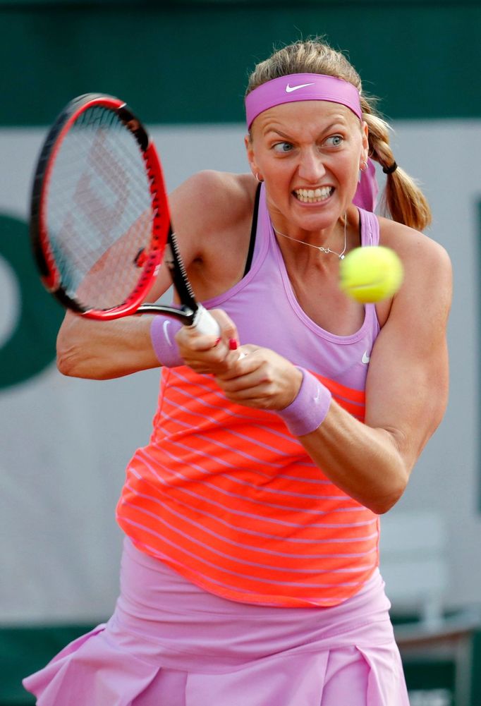 Petra Kvitová vs. Timea Bacsinszká na French Open 2015