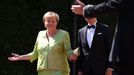 Bývalá německá kancléřka Angela Merkelová s manželem Joachimem Sauerem.