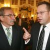 Zahajovací večírek MFFKV - Pavel Zedníček a Václav Moravec