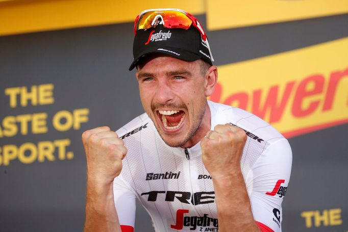 John Degenkolb slaví v cíli 9. etapy na Tour de France 2018