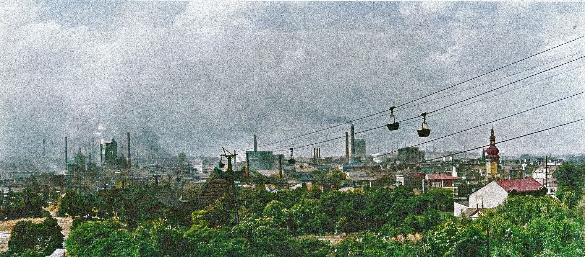 Ostrava, 100 let, obarvené fotografie, Domácí
