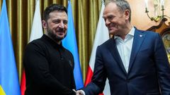 Ukrajina Polsko Zelenskyj Tusk