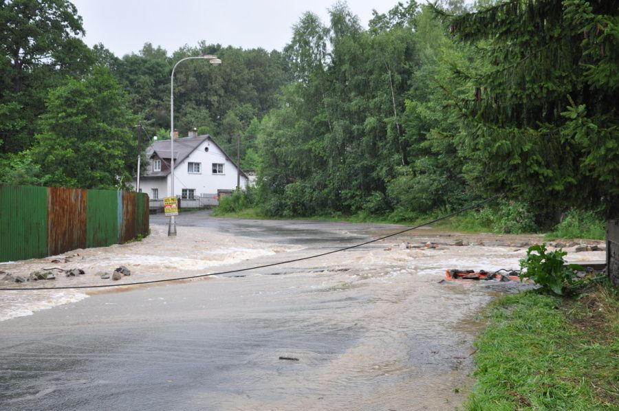 Povodně srpen 2010 - Stráž nad Nisou