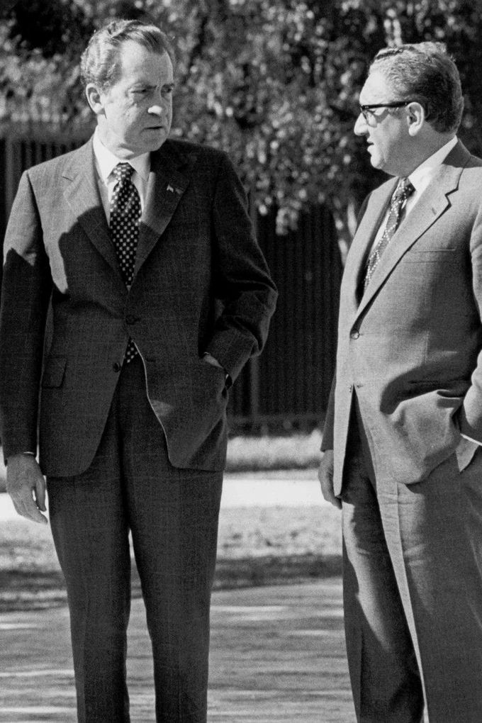 Henry Kissinger s prezidentem USA Richardem Nixonem v roce 1973