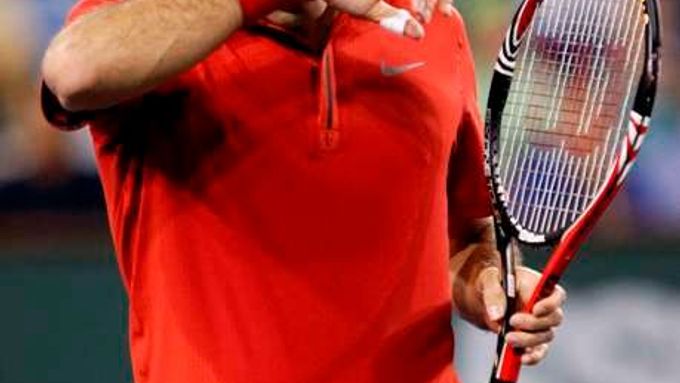 Obrazem: Federer v Indian Wells selhal, skončil na raketě Kypřana Baghdatise