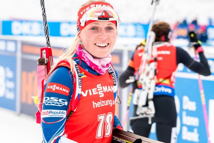 SP Pokljuka, sprint Ž: Eva Puskarčíková