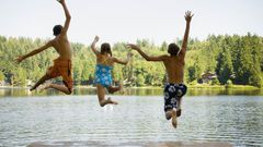 voda léto koupání dovolená rekreace