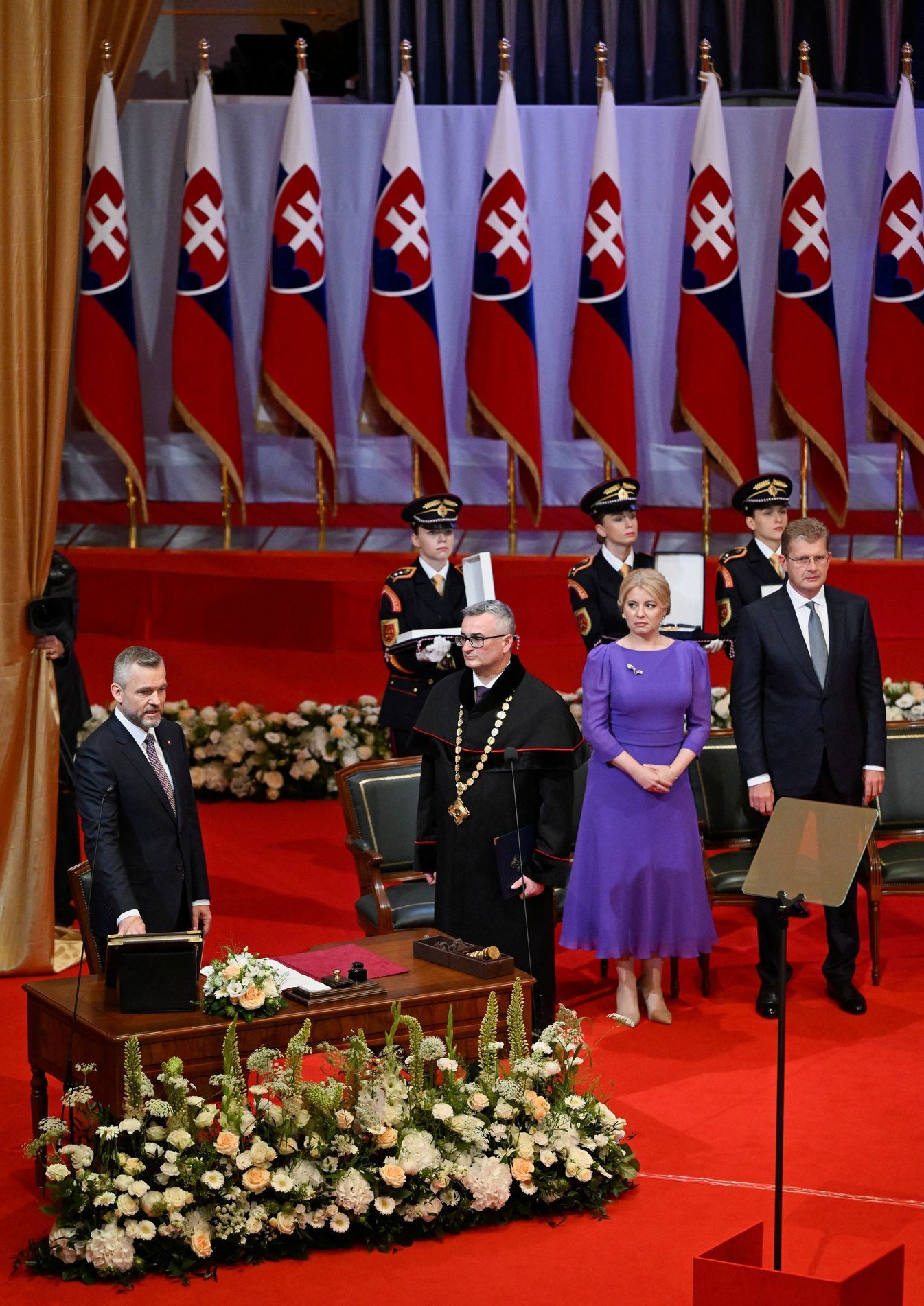 Nový slovenský prezident Pellegrini složil slib a ujal se funkce