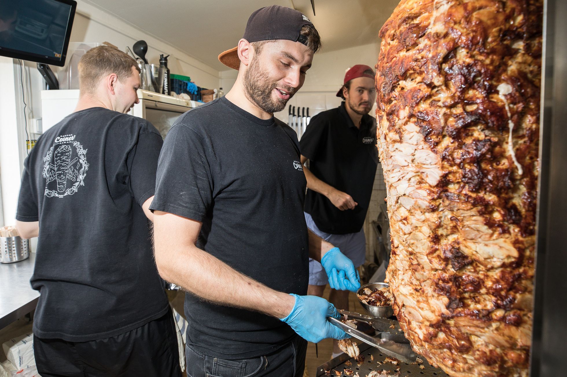 Gemüse Corner Kebab, zastávka Dvorce, bistro, jídlo, fastfood