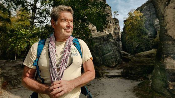 Novinář Tomáš Etzler jako horolezec