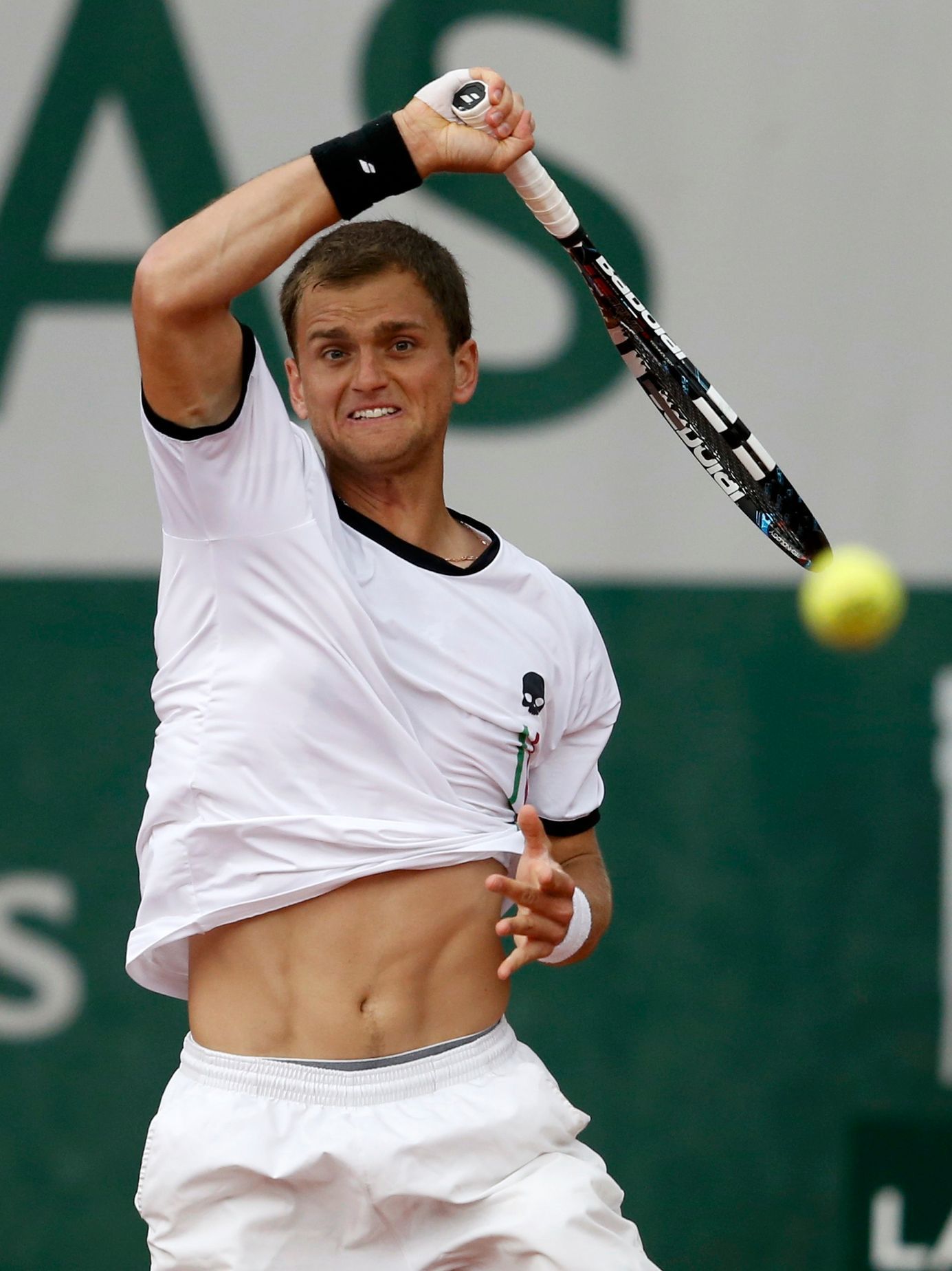 Aleksandr Nedovjesov na French open 2014