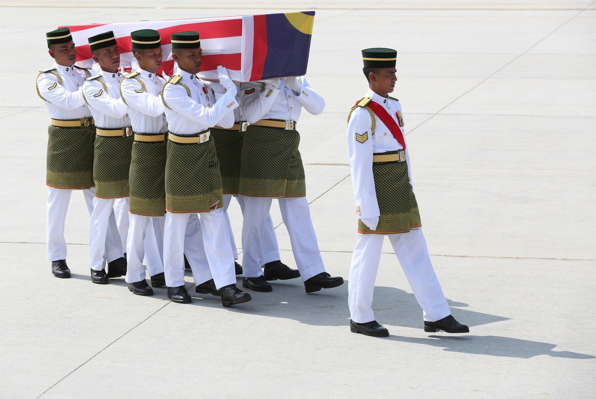 MH17 - Malajsie - návrat - ceremonie