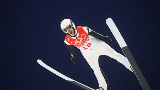 Skokan na lyžích Roman Koudelka trénuje na ZOH 2022 v Pekingu