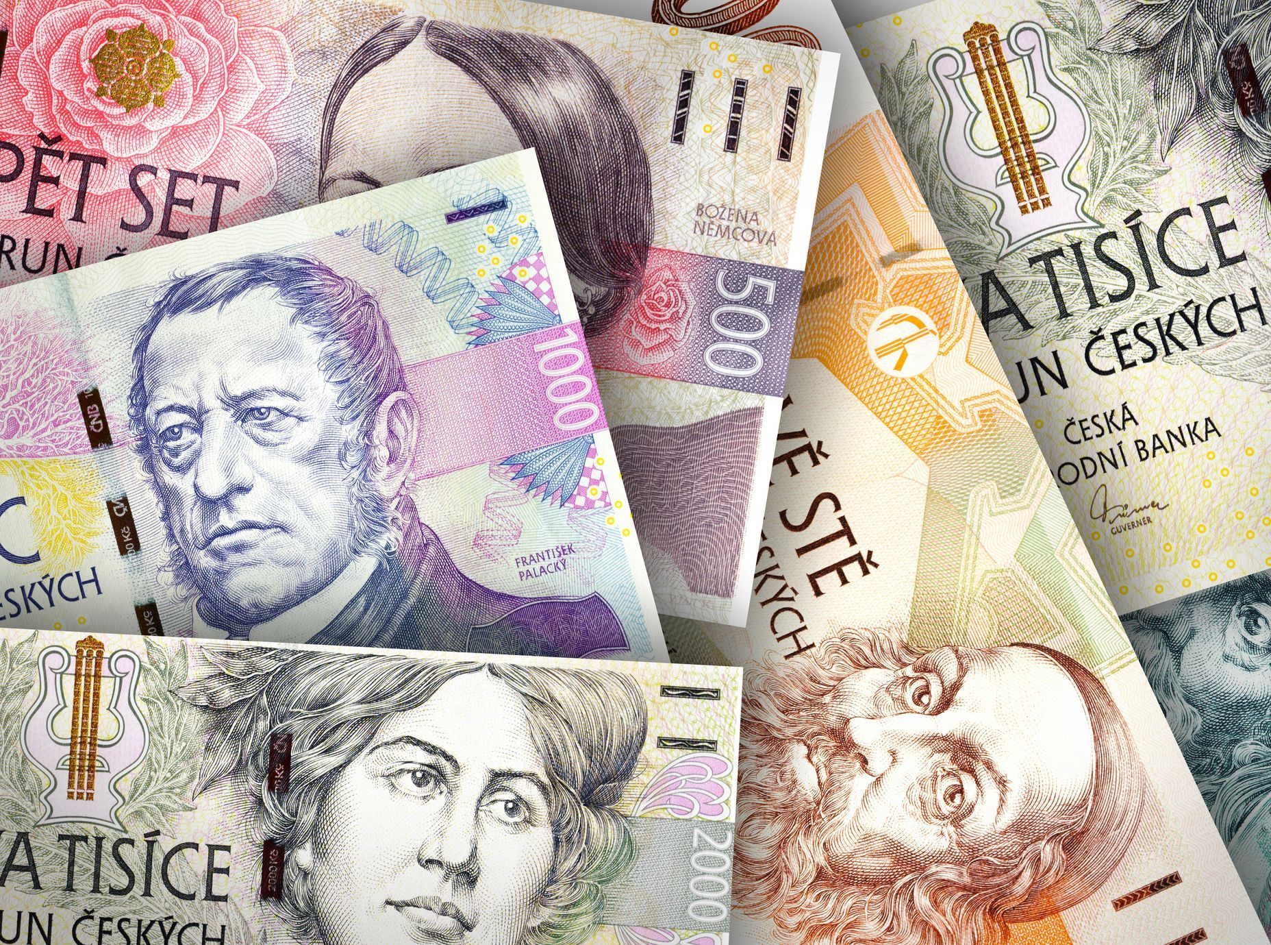 Koruna, měna, peníze - ilustrační foto