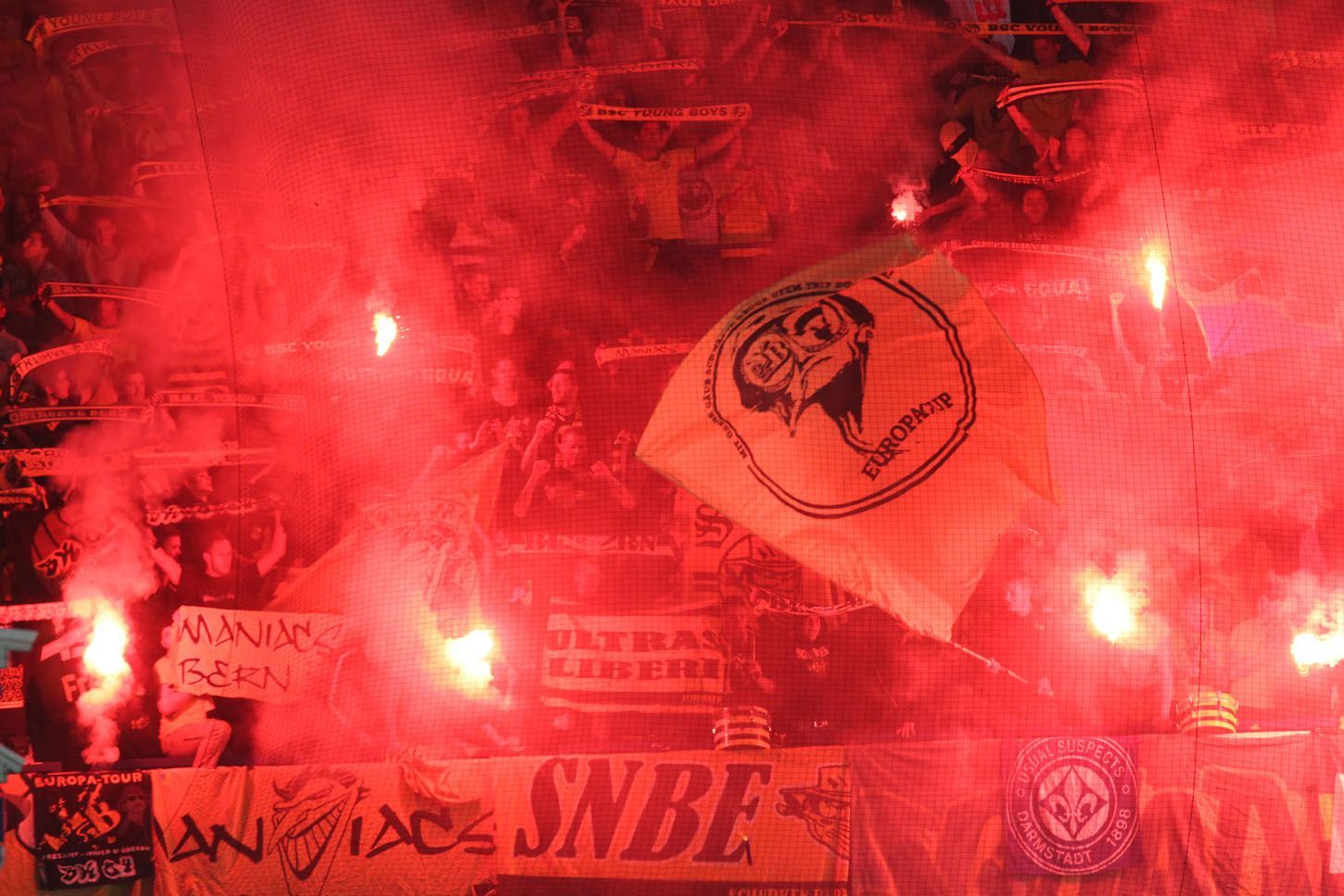 EL, Sparta - Young Boys Bern: fanoušci YBB