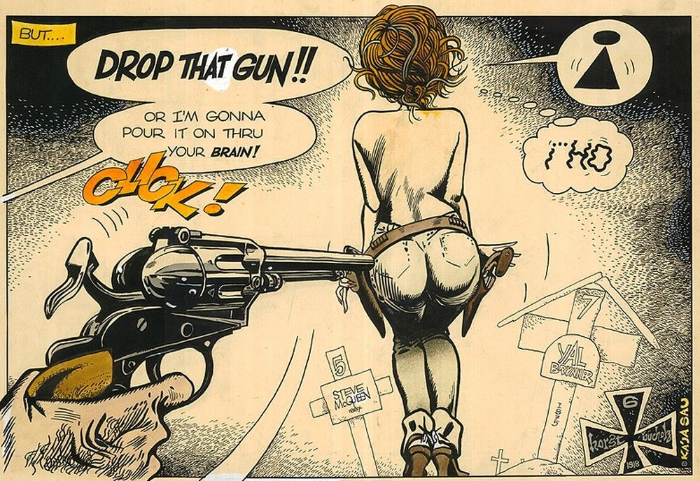 Kája Saudek: Drop that gun!