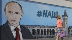 Vladimir Putin. Simferopol, Krym.