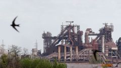 Ocelárny Azovstal v Mariupolu.