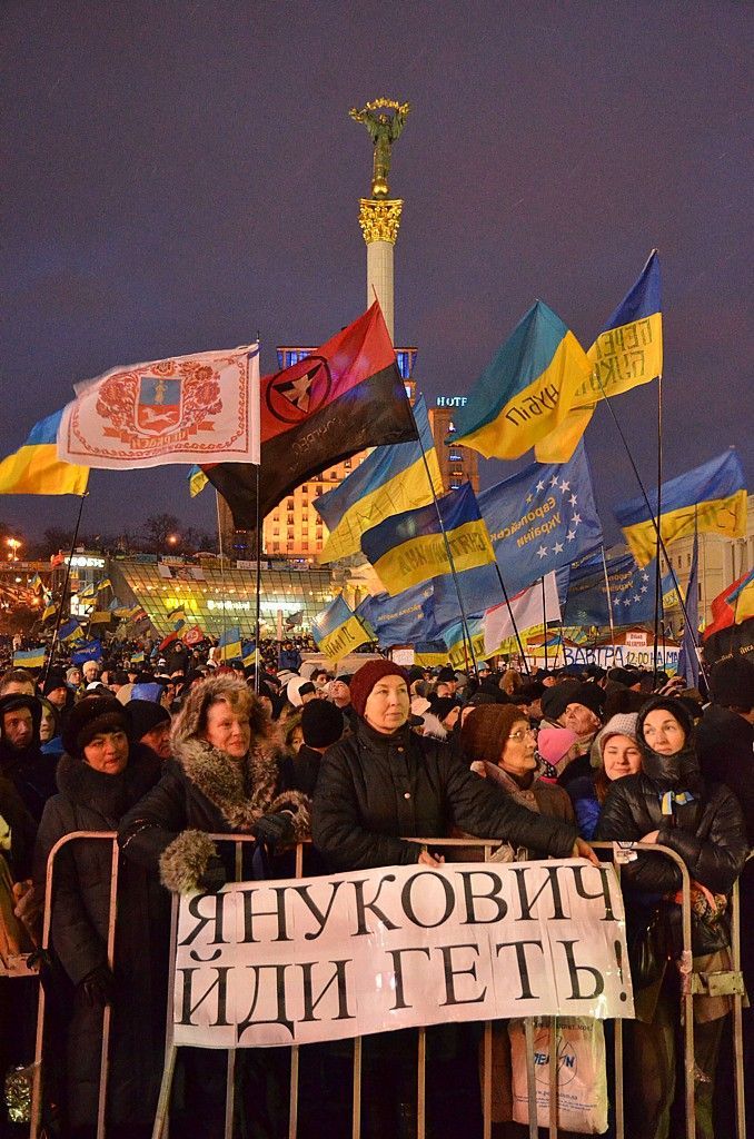 Demonstrace v Kyjevě