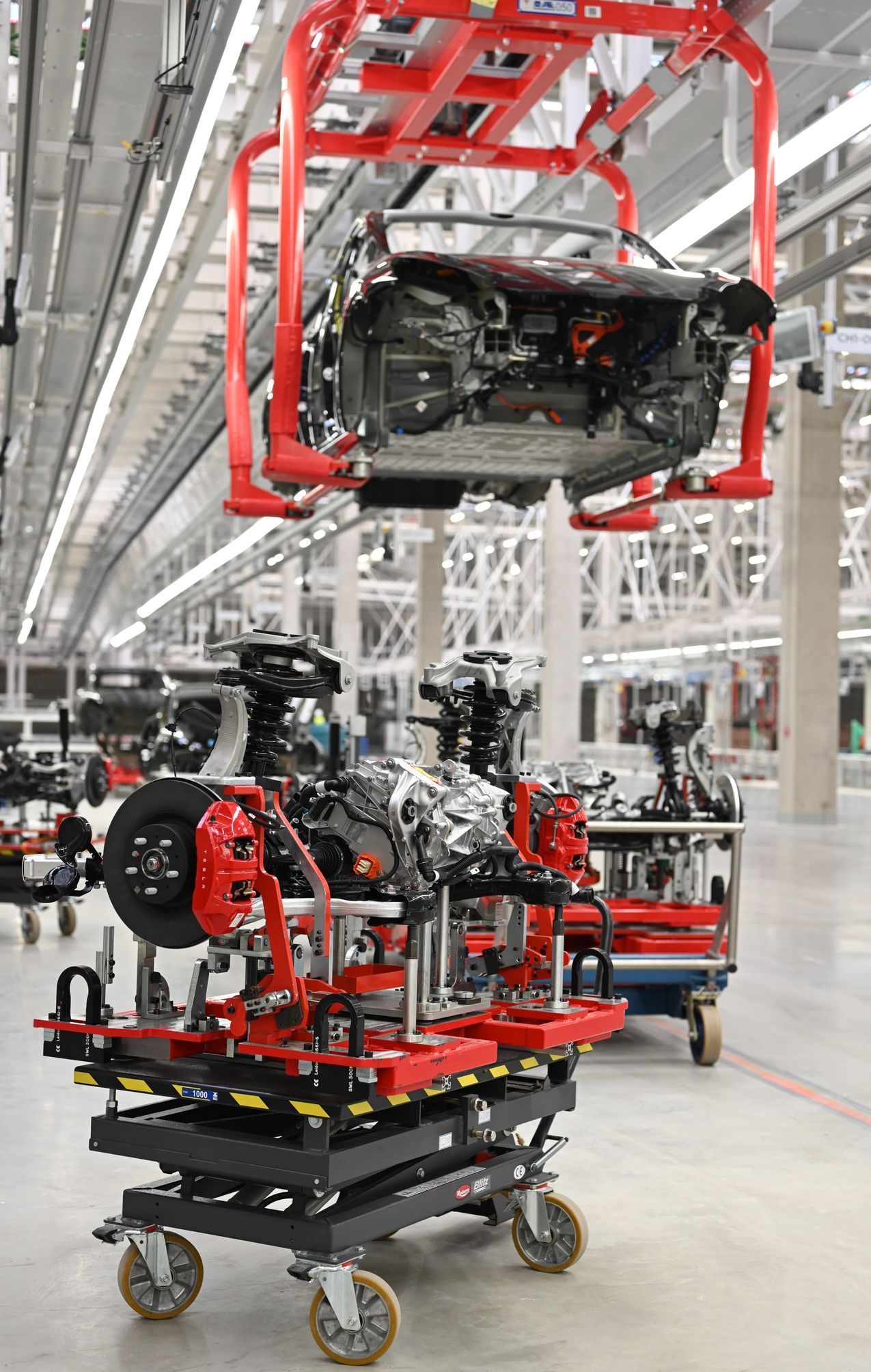 Tesla Gigafactory Berlín Giga Fest říjen 2021