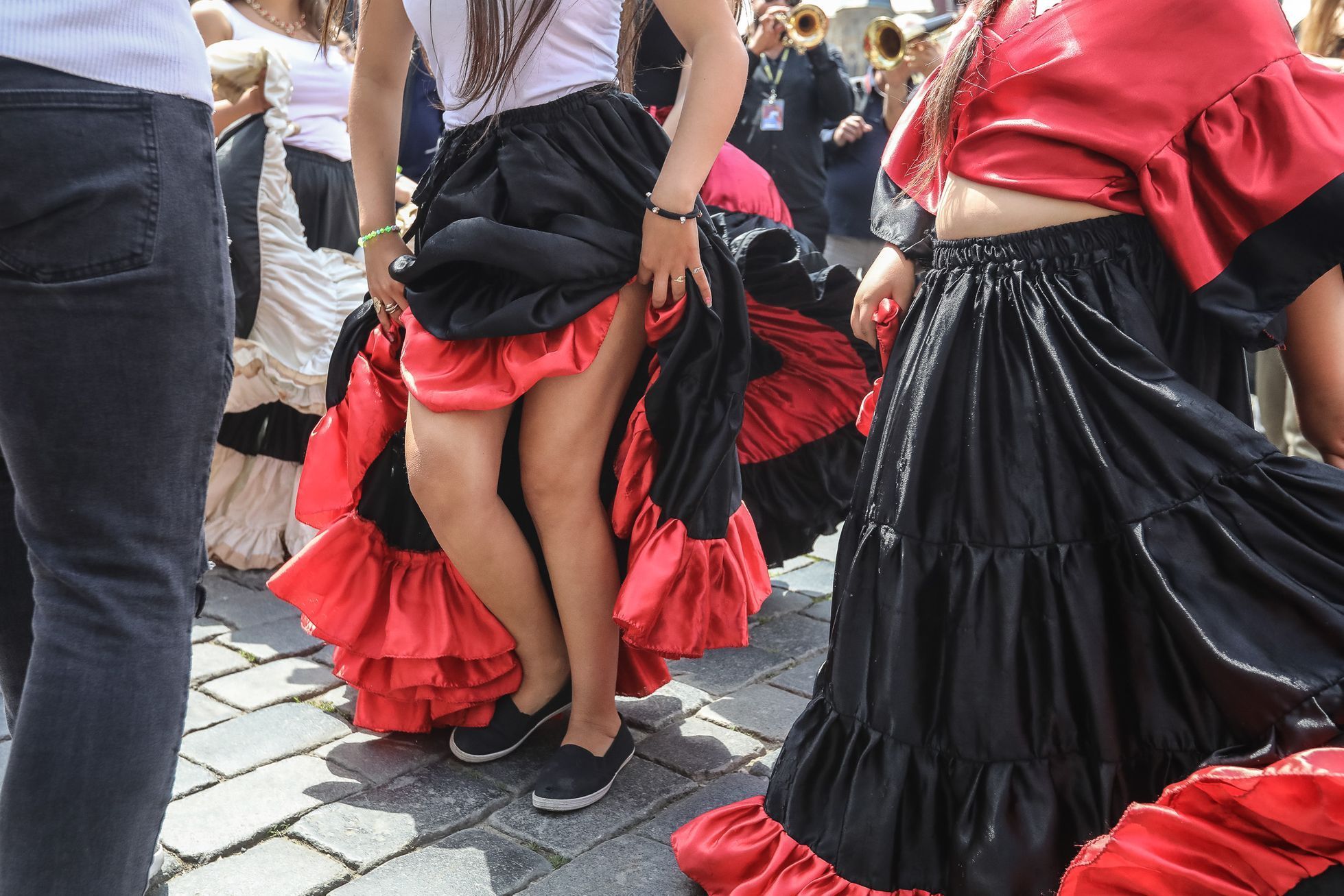 Romský festival Khamoro 2019 - průvod Prahou