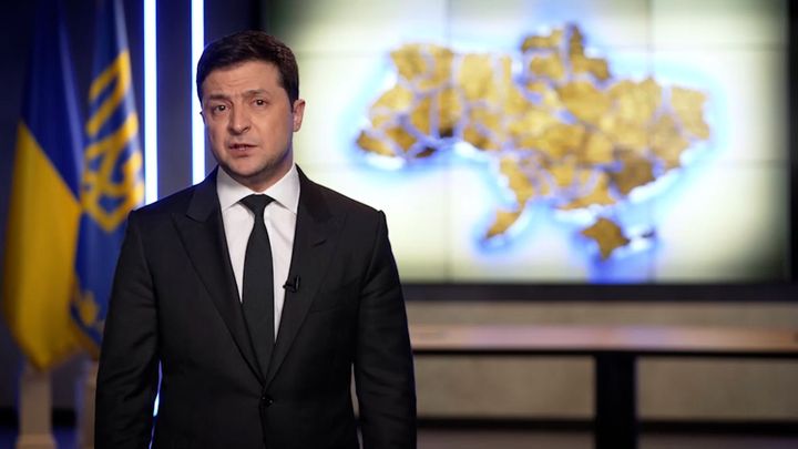 "Říkají vám, že jsme nacisté." Zelenskyj chvíli před invazí natočil emotivní projev; Zdroj foto: Telegram / Zelenskiy Official
