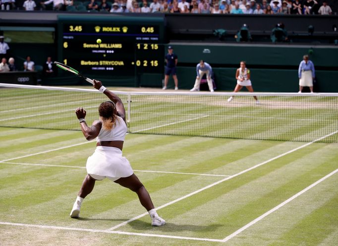 Serena Williamsová v semifinále Wimbledonu 2019