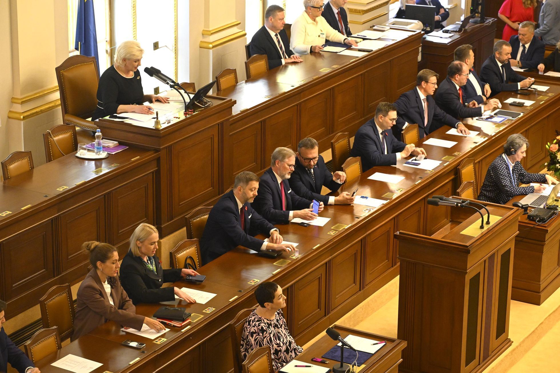 ČR, sněmovna, ustavující schůze, koauliční smlouva, ANO, Motoristé SPD