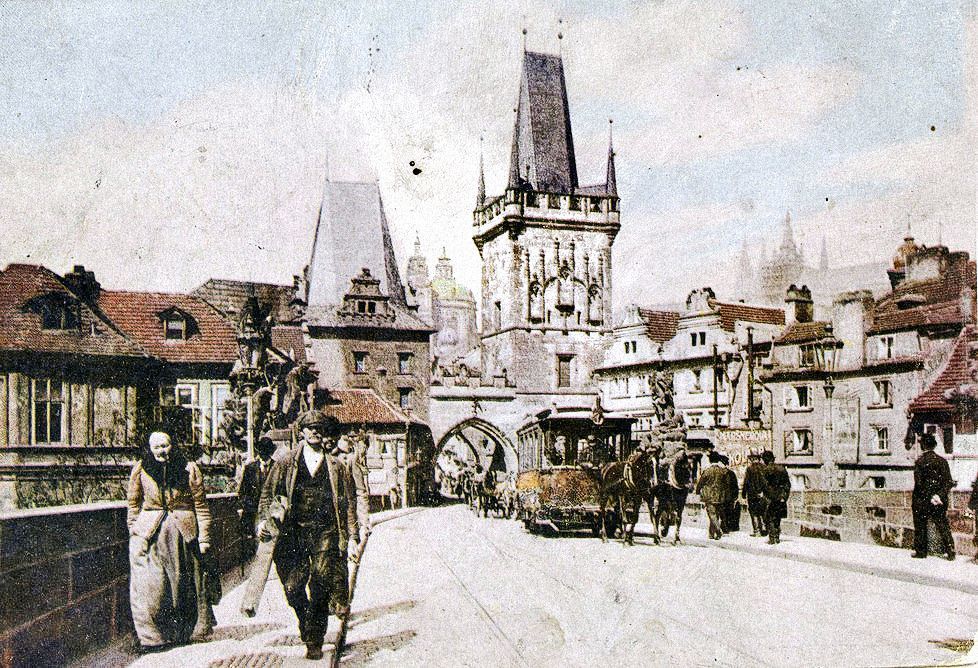 Jednorázové užití / Fotogalerie / Před 145 lety se v Praze poprvé rozjely tramvaje tažené koňmi