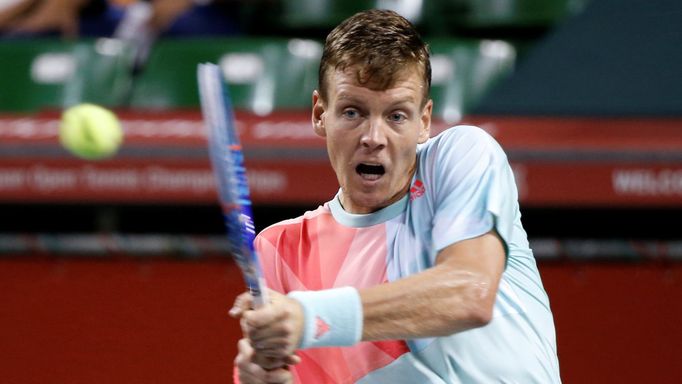 Tomáš Berdych na turnaji v Tokiu.