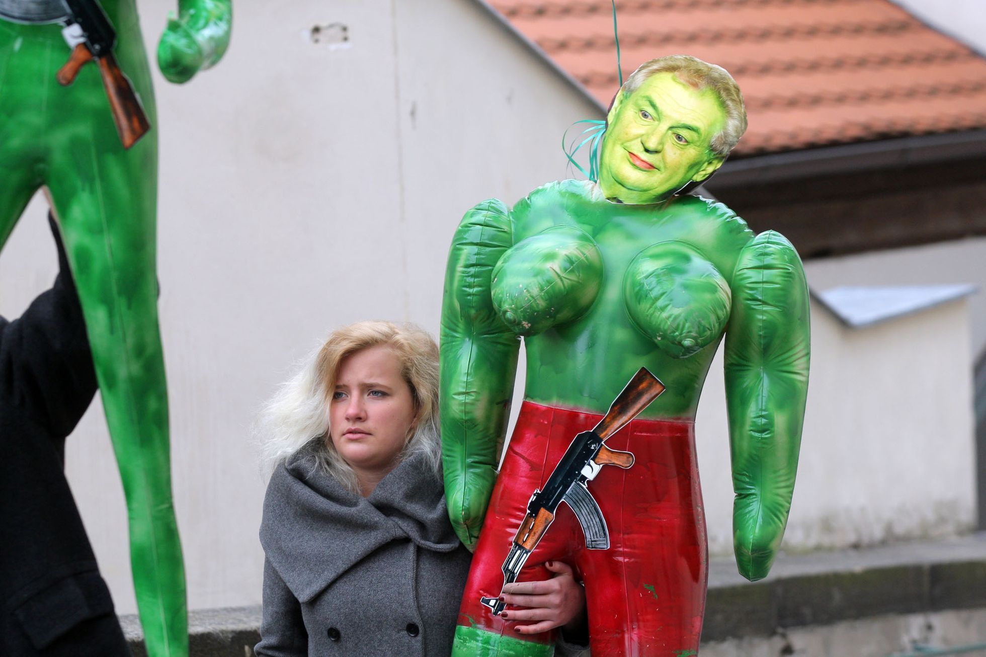 Zelení mužici na Pražském hradě