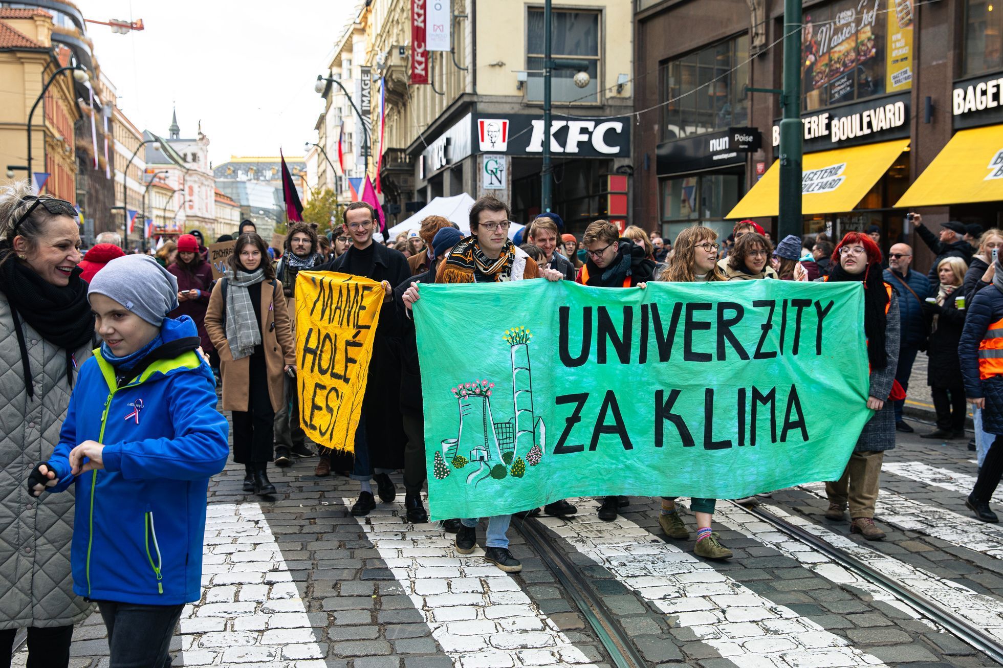 17. listopad 2023, Den boje za svobodu a demokracii, státní svátek, Národní třída