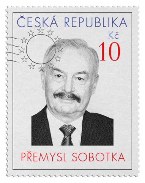 Kandidáti na poštovních známkách - Sobotka