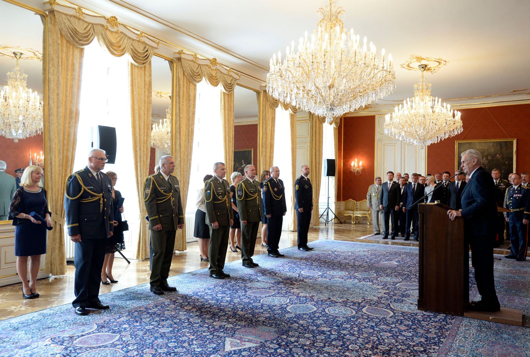 Jmenování generálů na Pražském hradě, 8. května 2018