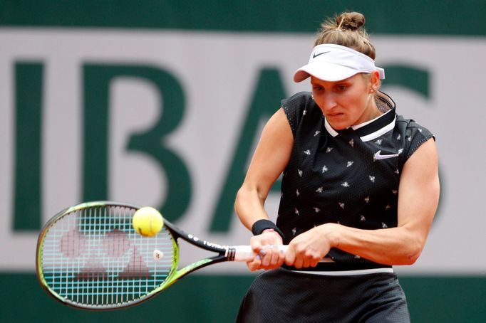 Markéta Vondroušová ve finále French Open 2019