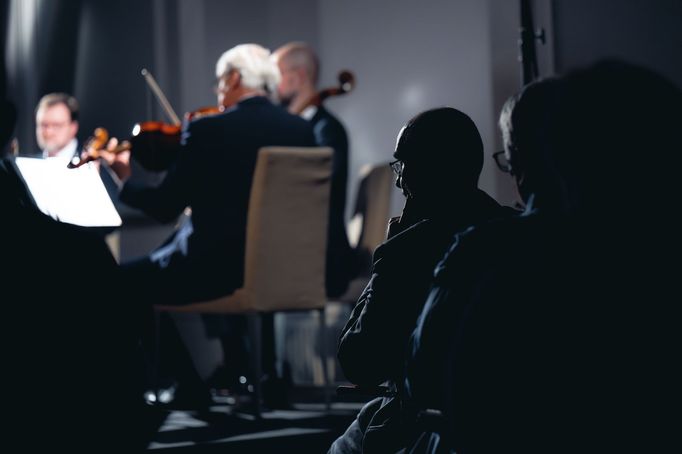 Václav Marhoul a Jitka Čvančarová v New Yorku zarecitovali Máj.