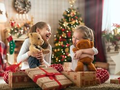 dítě, vánoce, dárky