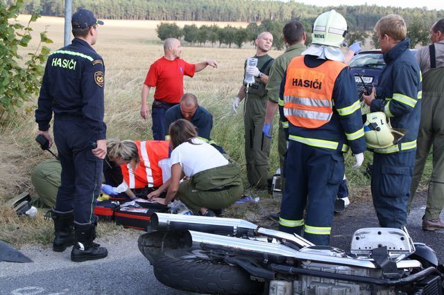Smrtelná nehoda motorkáře